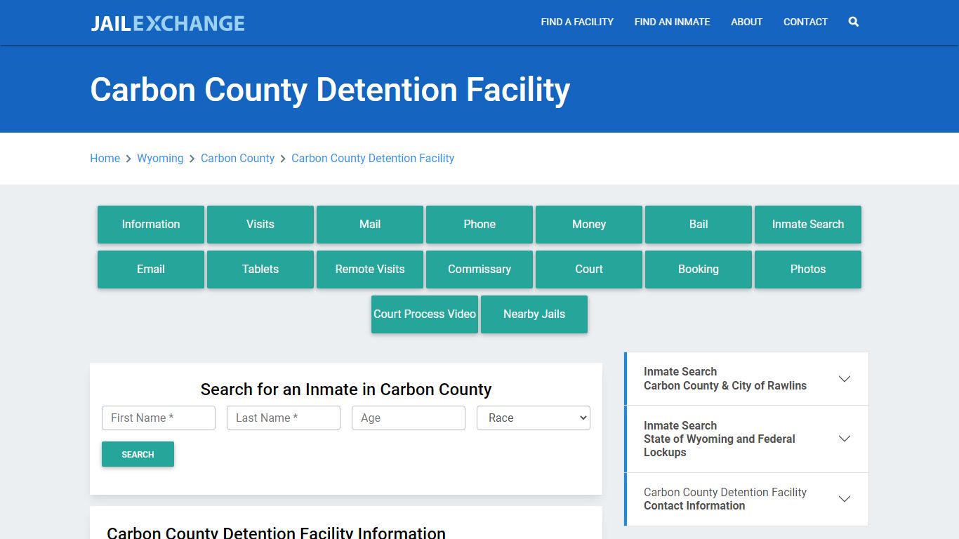 Carbon County Detention Facility - Jail Exchange